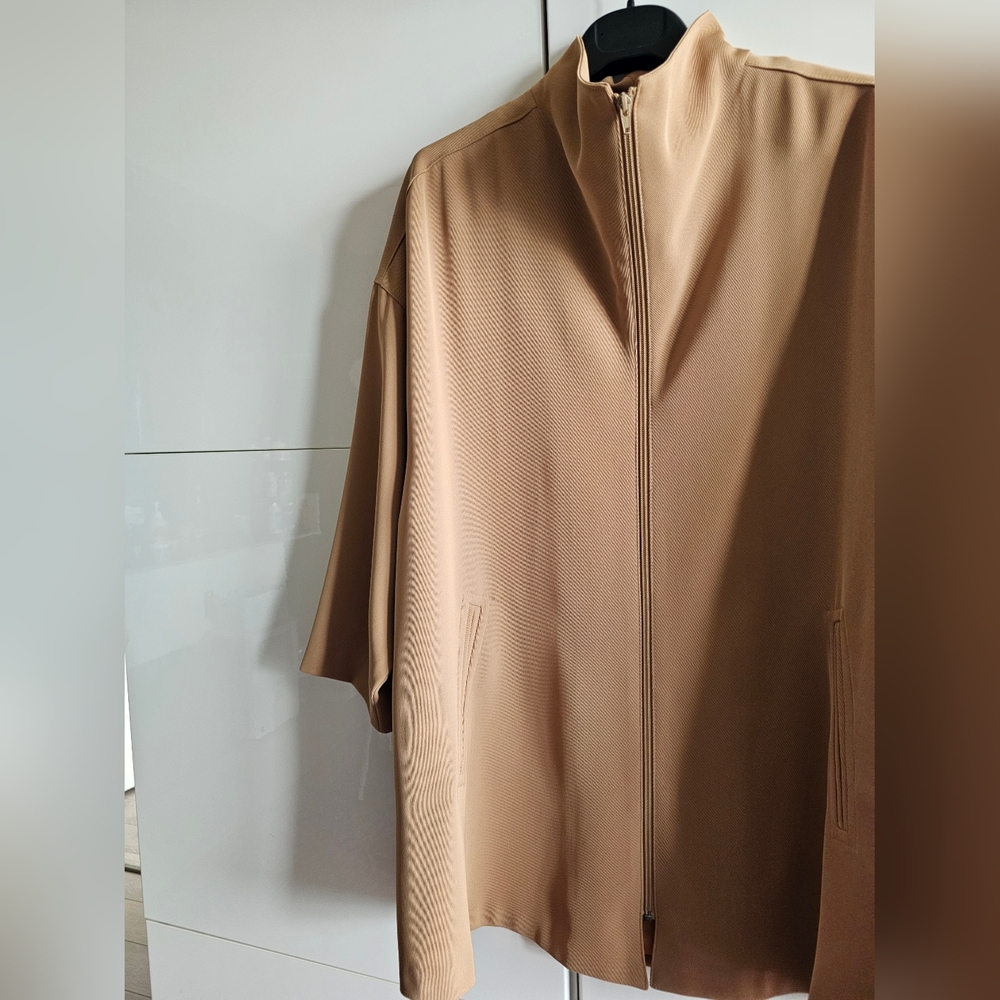 Vintage Hilary Radley Oversized Camel Beige Minimalist Japanese Jacket - Picture 5 of 14